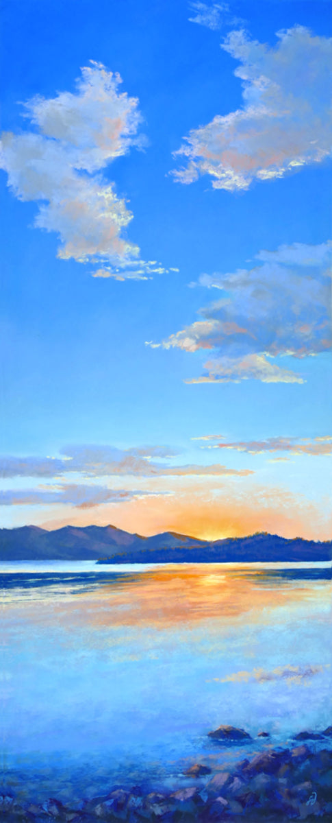 Dusk Drifts Over Flathead Lake