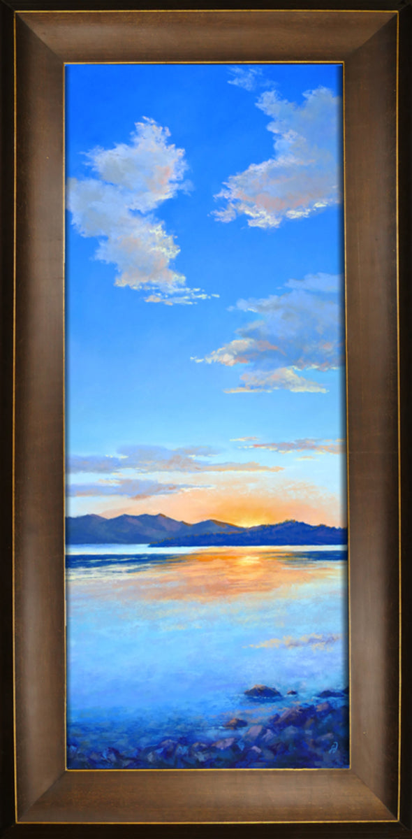 Dusk Drifts Over Flathead Lake