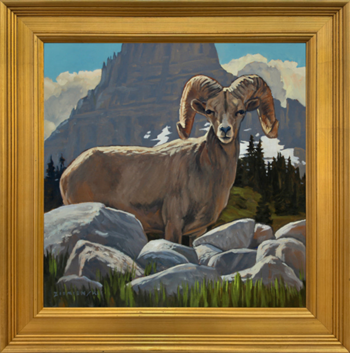Big Horn at the Pass
