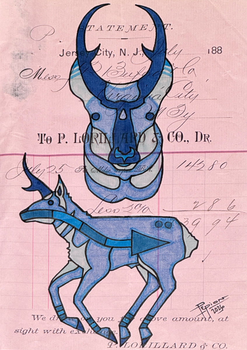Antelope in Blue