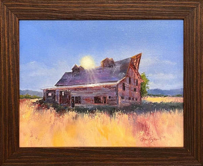 Late Sun on Porter Ranch Barn