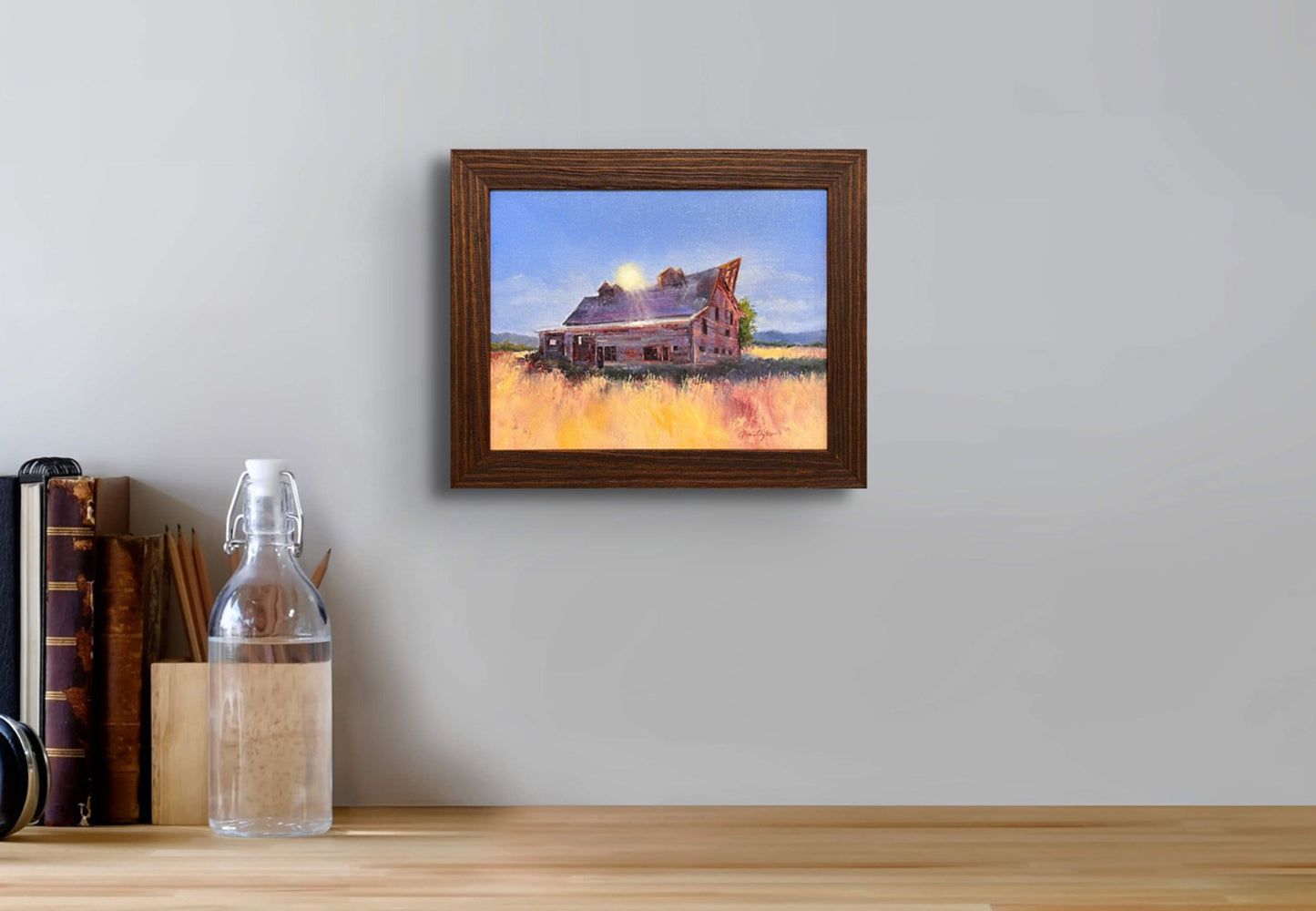 Late Sun on Porter Ranch Barn