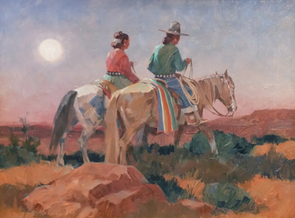 Navajo Moon Rise