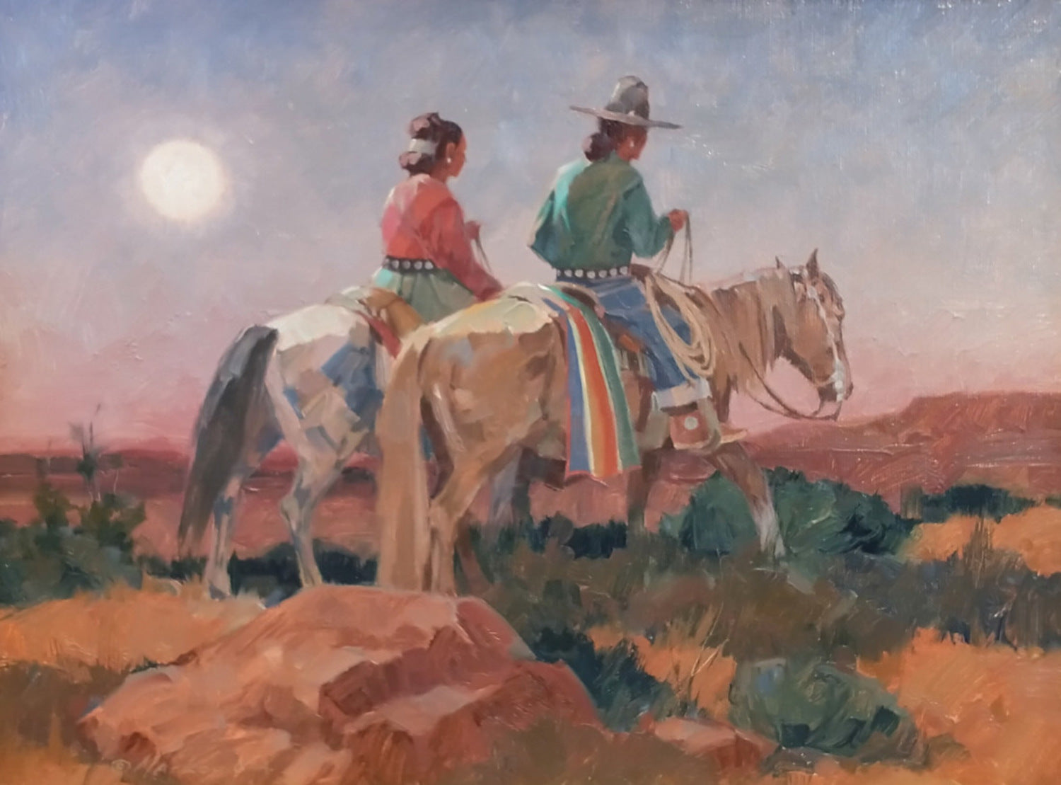 Navajo Moon Rise