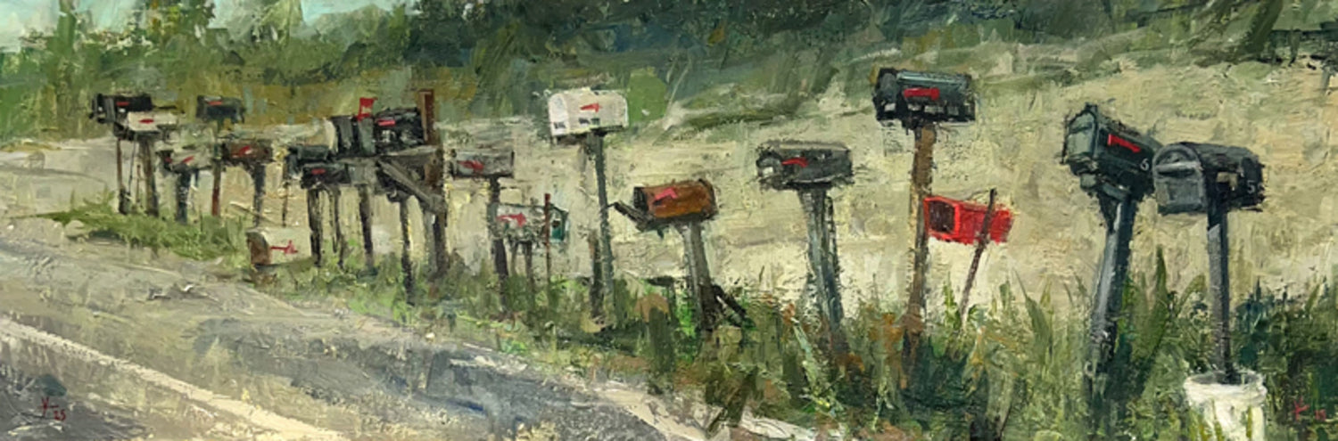 In Line for the Mail