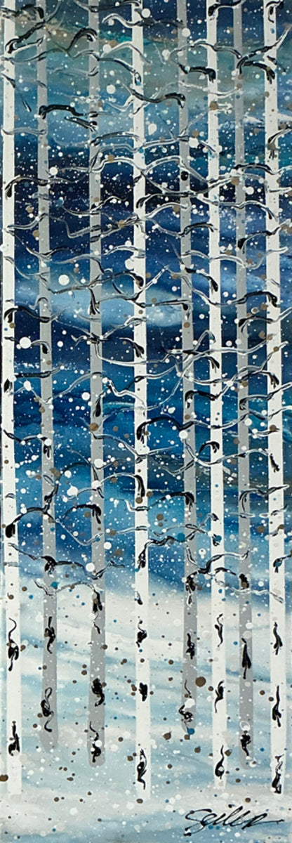 Winter Aspens