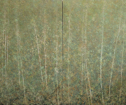 Among the Leaves of Trees (diptych)