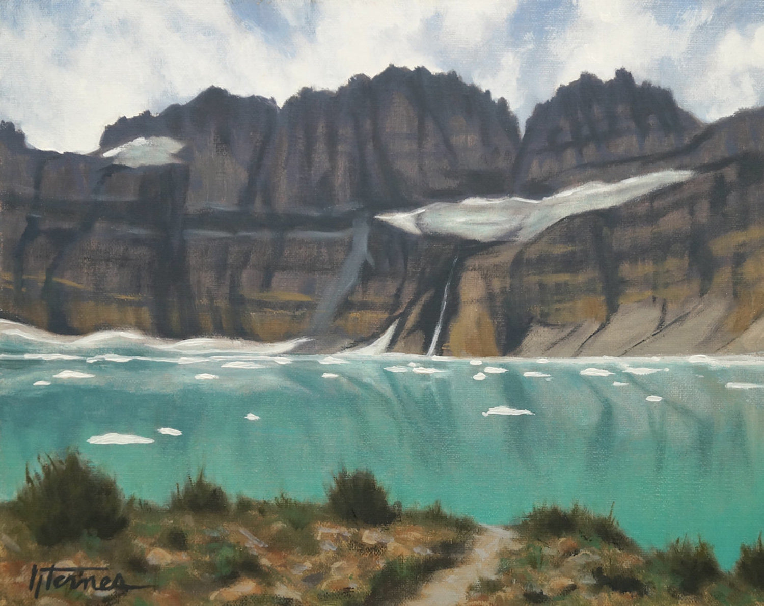 Moody September Afternoon at Grinnell Glacier