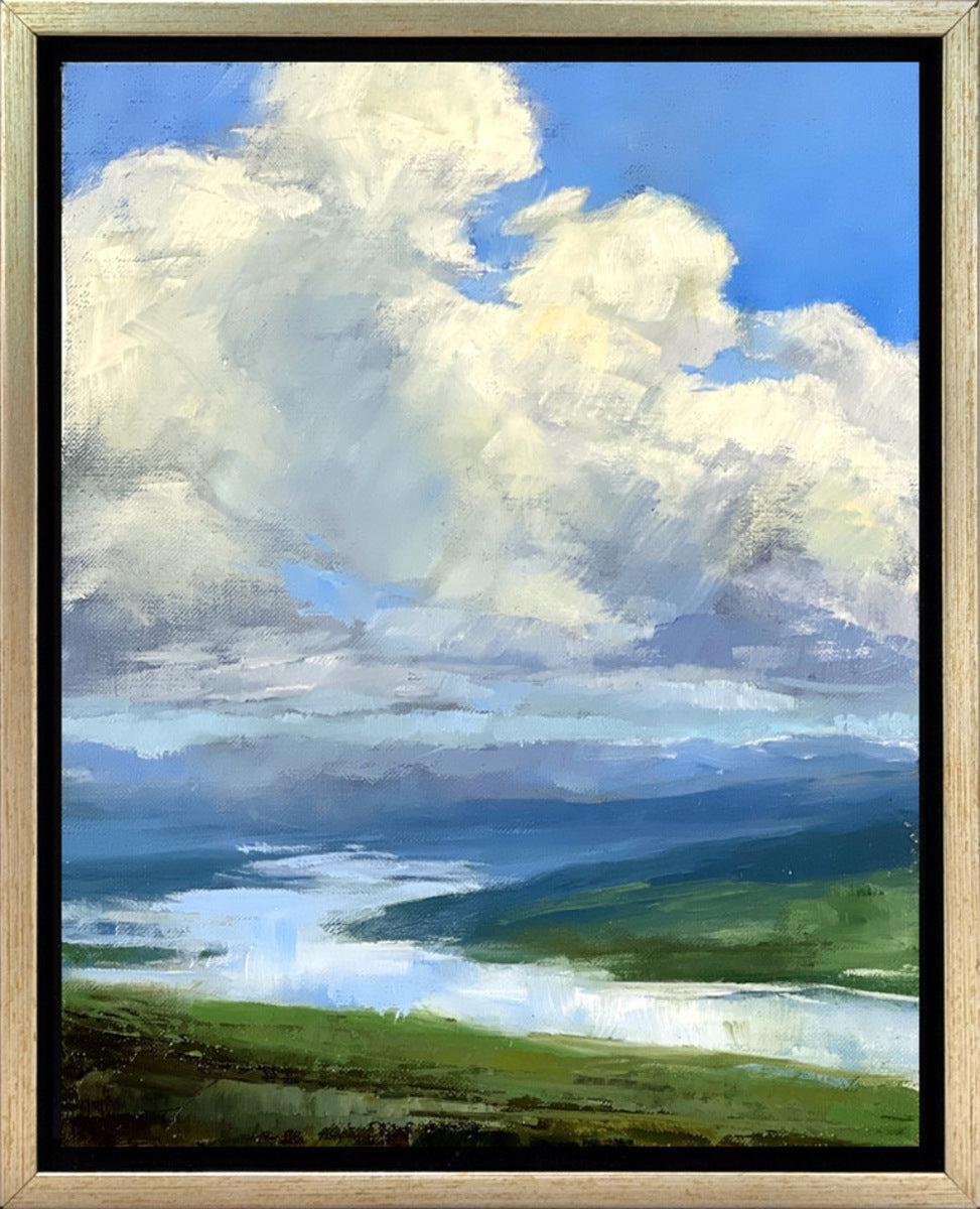 Summer Clouds Over the Reservoir