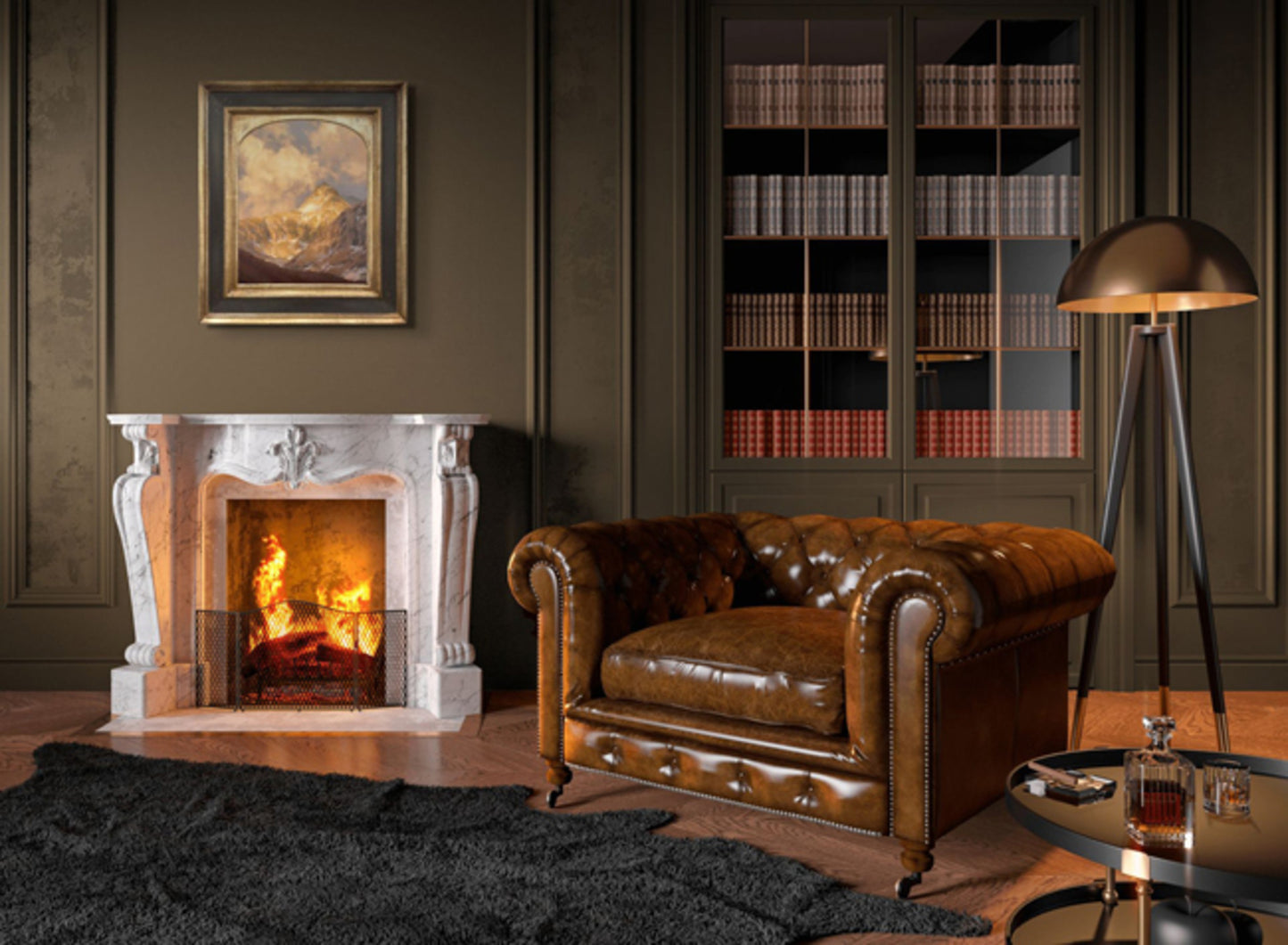 Mountain Wreathed in Light