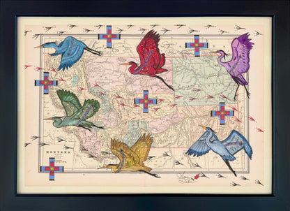 Smóq̓ʷeʔ ‘Blue Heron’ in Color