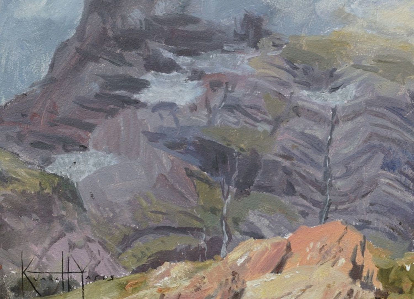 Gunsight Rock (Study)