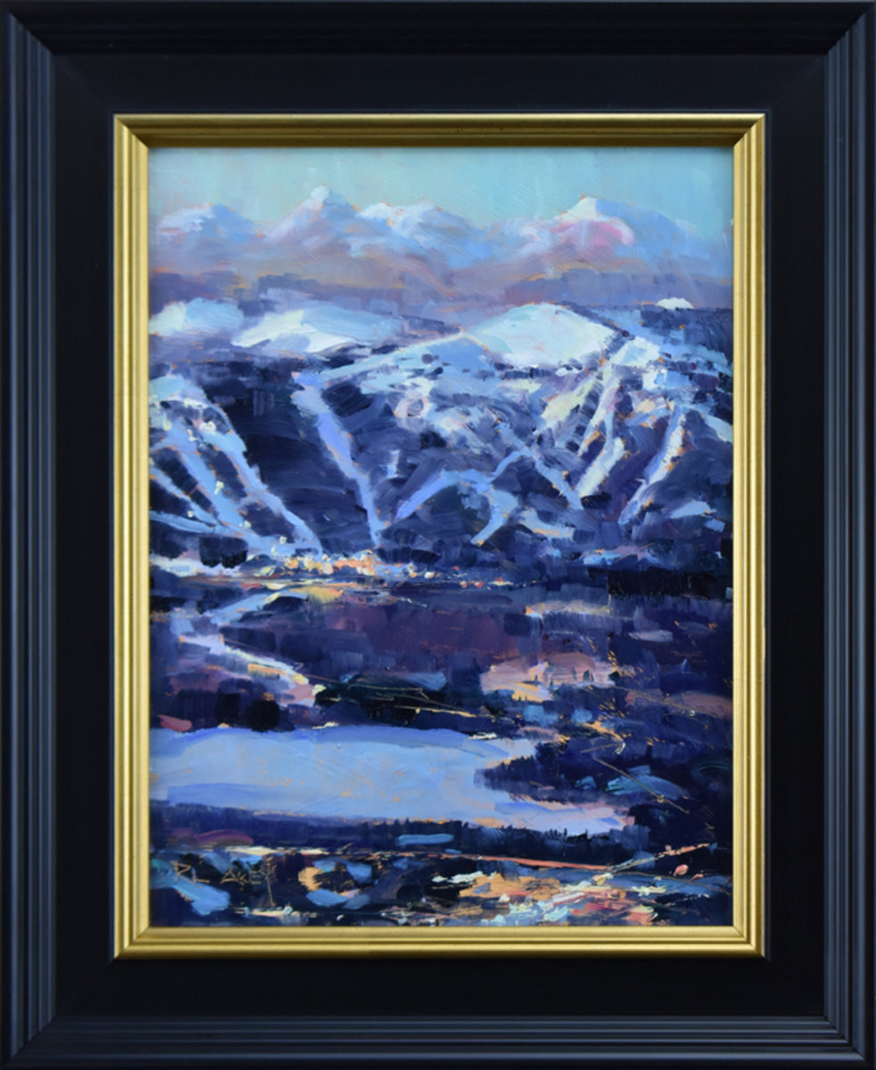 Winter Sunset, Whitefish