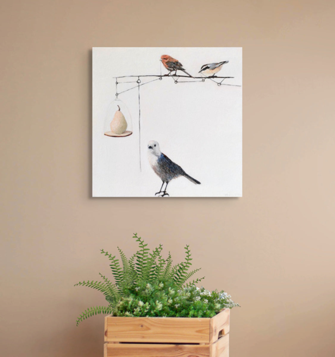 Three Birds and a Pear