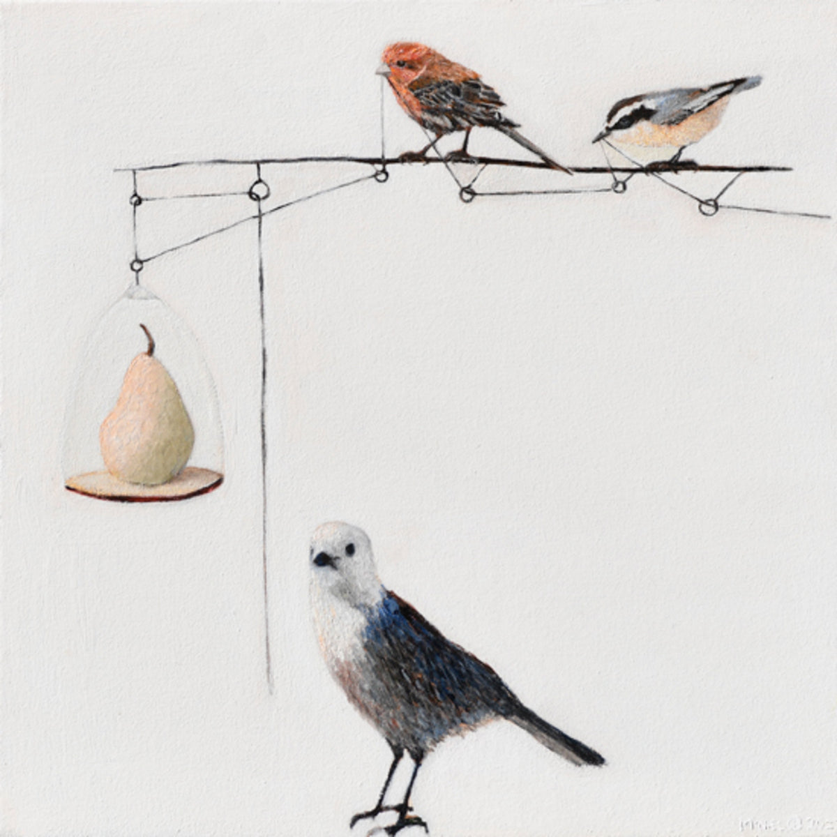 Three Birds and a Pear