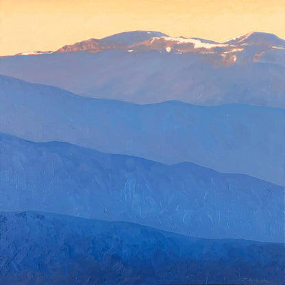 Orange & Distant Blue
