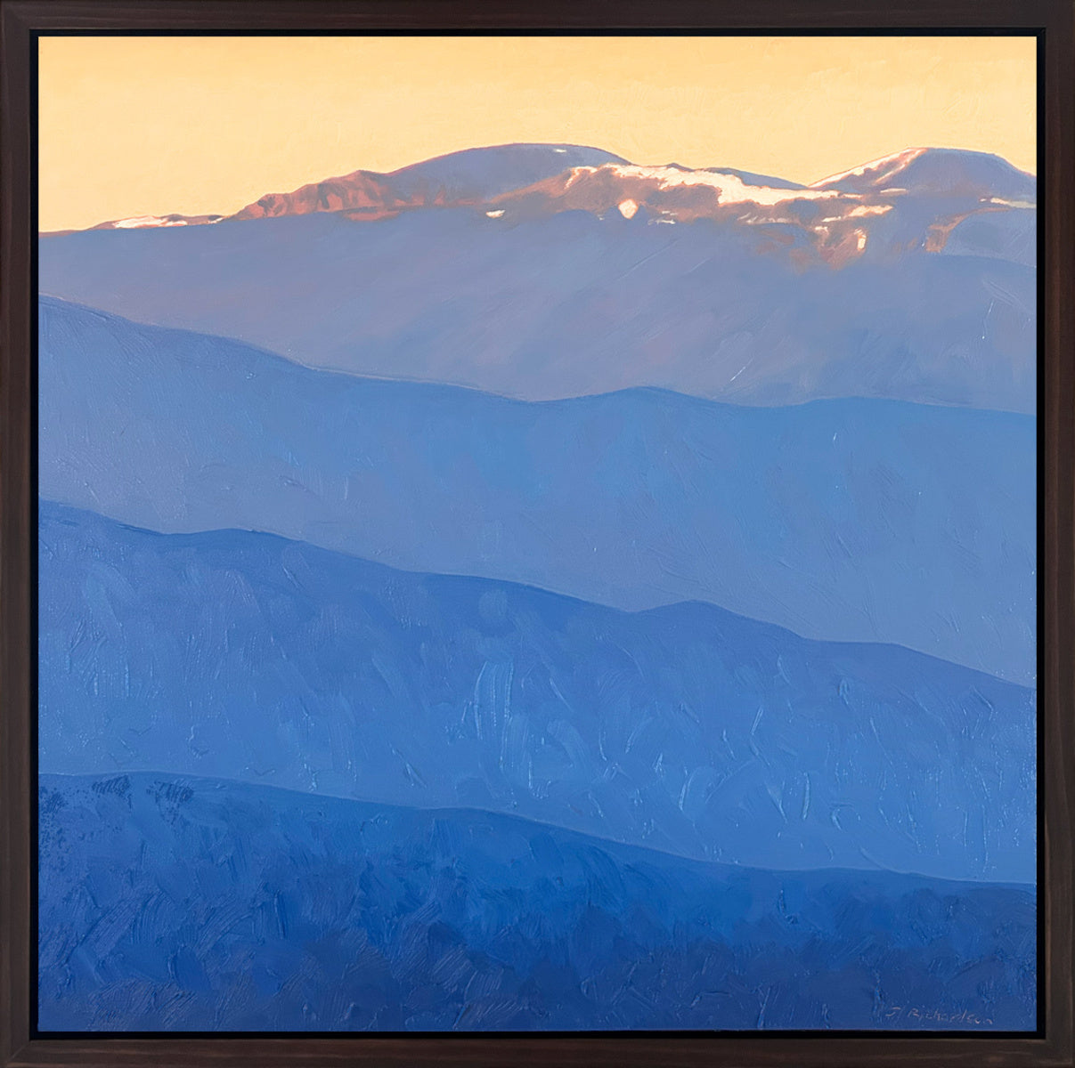 Orange & Distant Blue