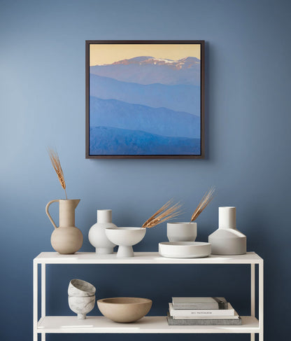 Orange & Distant Blue