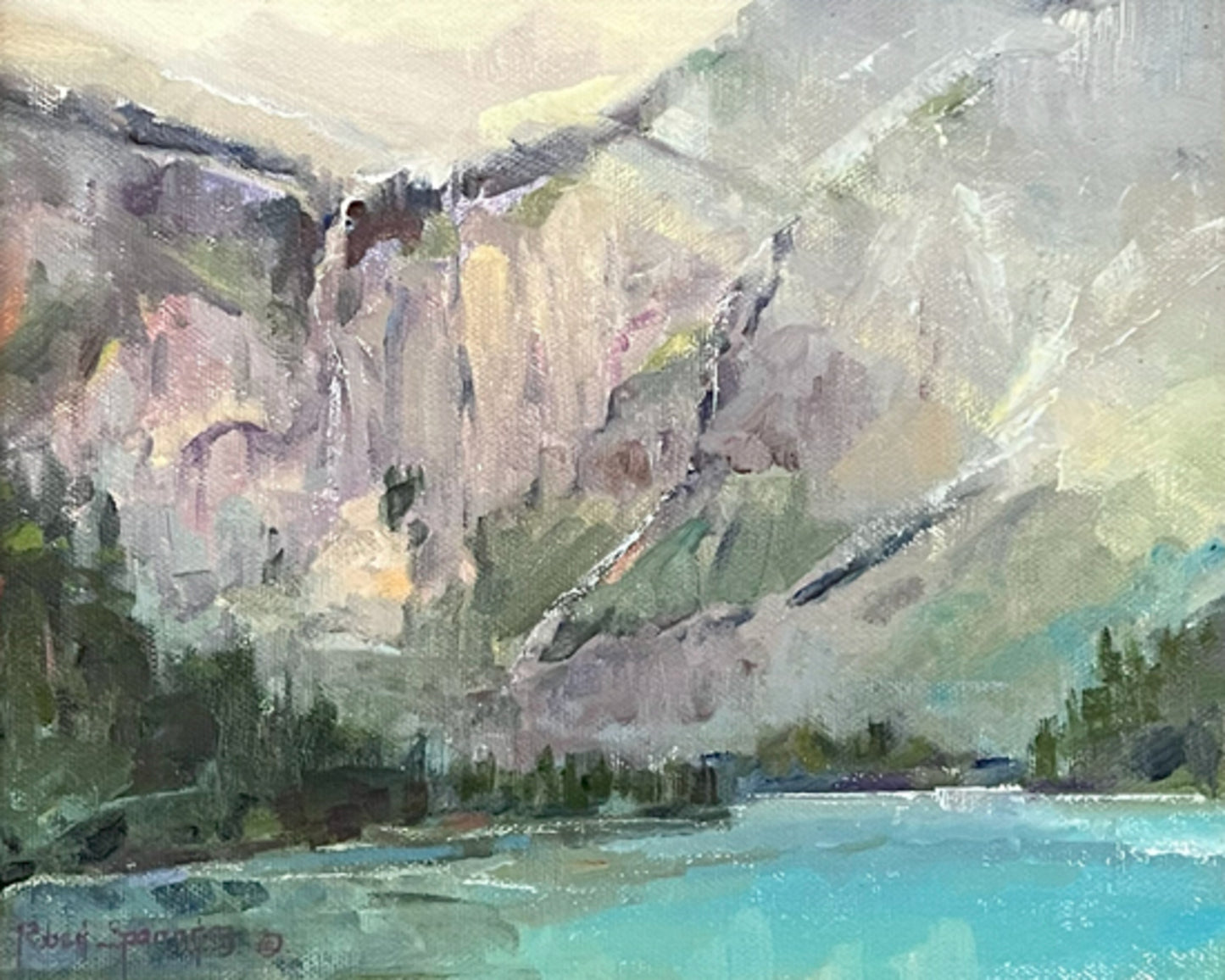 Sunray at Avalanche Lake