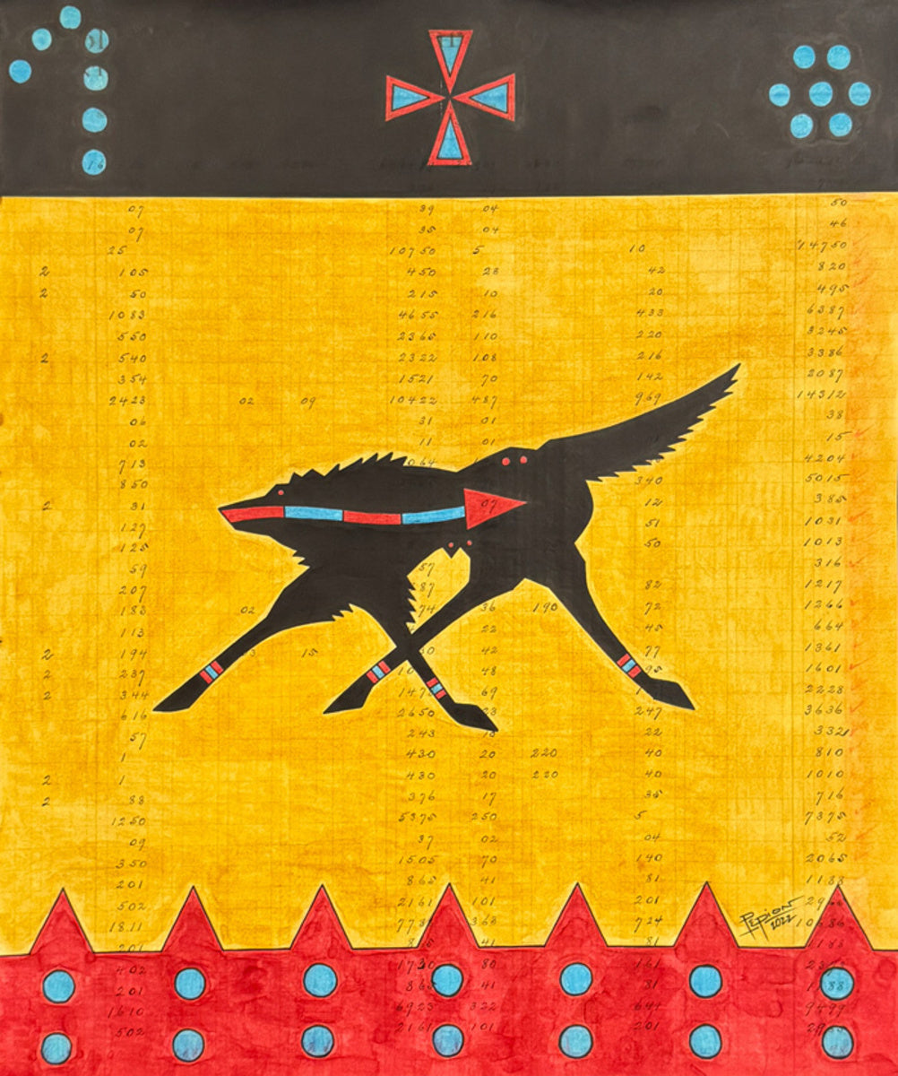 Tribute To Running Wolf