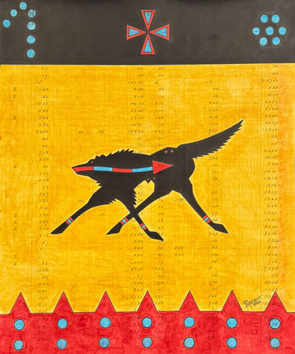 Tribute To Running Wolf