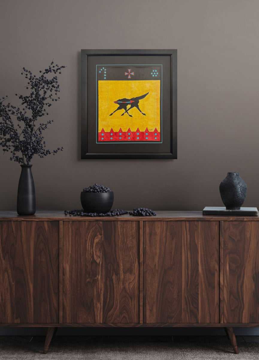 Tribute To Running Wolf