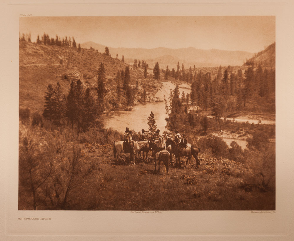 Plate 242 - On Spokane River, Photogravure on Holland Van Gelder Paper, SOLD