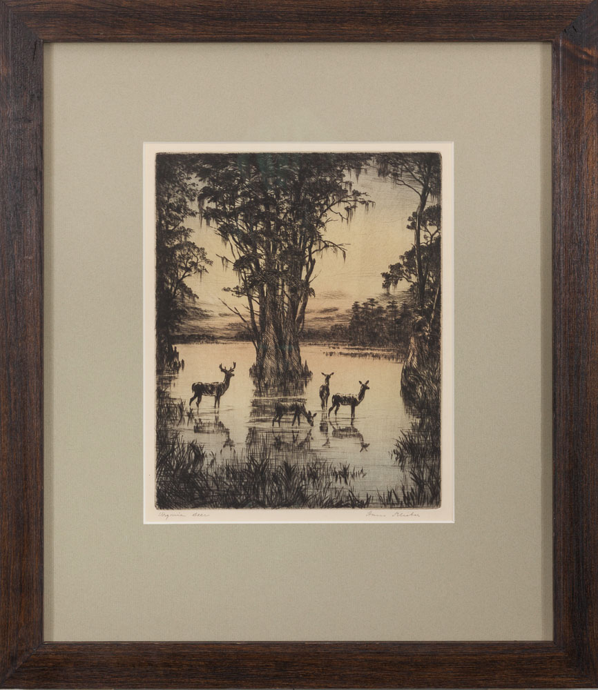 Virginia Deer by Hans Kleiber *sold*