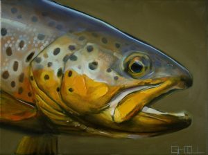 Portrait of a Brown Trout by George Hill