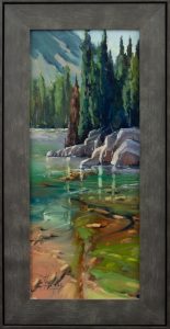 Emerald Waters by Doug Swinton - framed