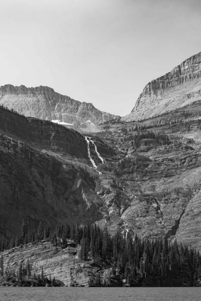 Grinnell Lake - Falls by Peter Genheimer