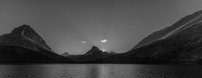 Swifcurrent Lake - Sundown by Peter Genheimer