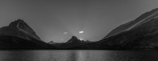 Swifcurrent Lake - Sundown by Peter Genheimer