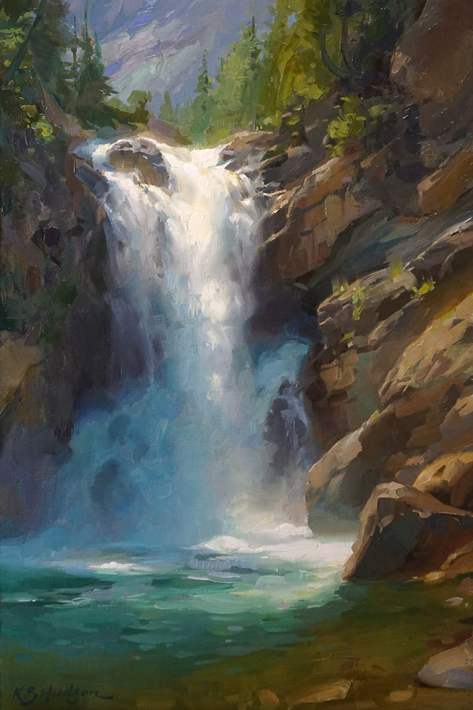 Running Eagle Falls by Kathleen Hudson Running Eagle Falls by Kathleen Hudson